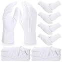 Chicingyou 120/60 Pairs White Gloves for Men Marching Band Glove