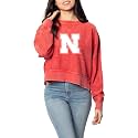 chicka-d NCAA womens Corded Boxy Pullover