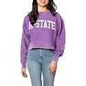 chicka-d NCAA womens Corded Boxy Pullover