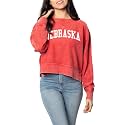 chicka-d NCAA womens Corded Boxy Pullover