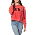 chicka-d NCAA womens Corded Boxy Pullover