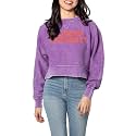 chicka-d NCAA womens Corded Boxy Pullover