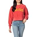 chicka-d NCAA womens Corded Boxy Pullover