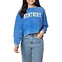 chicka-d NCAA womens Corded Boxy Pullover