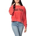 chicka-d NCAA womens Corded Boxy Pullover