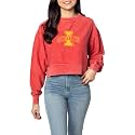chicka-d NCAA womens Corded Boxy Pullover