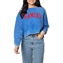 chicka-d NCAA womens Corded Boxy Pullover