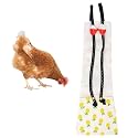 Chicken Diapers Washable and Reusable Pet Diapers Bow Tie Duck Diapers Duckling Diapers for Poultry Hen[Pineapple S] Netting Supplies