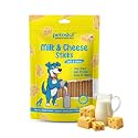 PETOSKA Chicken Sticks- 100gms | Dog Treats Made with Milk &amp; Cheese | Highly Nutritious | Easy to Digest | Healthy Bone &amp; Muscle | Suitable for All Dog Breeds | Pack of 1