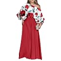 CHICME Women 2 Piece Summer Outfit Off Shoulder Flowy Wide Leg Pants Set