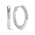 ChicSilver 925 Sterling Silver Hoop Earrings for Women, 8-20MM Small Hoops