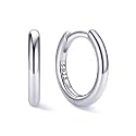 ChicSilver 925 Sterling Silver Hoop Earrings for Women, 8-20MM Small Hoops