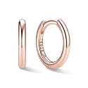 ChicSilver 925 Sterling Silver Hoop Earrings for Women, 8-20MM Small Hoops