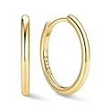 ChicSilver 925 Sterling Silver Hoop Earrings for Women, 8-20MM Small Hoops