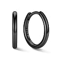 ChicSilver 925 Sterling Silver Hoop Earrings for Women, 8-20MM Small Hoops