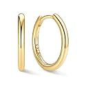 ChicSilver 925 Sterling Silver Hoop Earrings for Women, 8-20MM Small Hoops