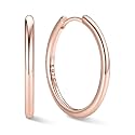 ChicSilver 925 Sterling Silver Hoop Earrings for Women, 8-20MM Small Hoops