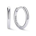 ChicSilver 925 Sterling Silver Hoop Earrings for Women, 8-20MM Small Hoops