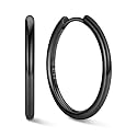 ChicSilver 925 Sterling Silver Hoop Earrings for Women, 8-20MM Small Hoops