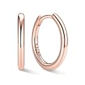 ChicSilver 925 Sterling Silver Hoop Earrings for Women, 8-20MM Small Hoops