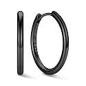 ChicSilver 925 Sterling Silver Hoop Earrings for Women, 8-20MM Small Hoops