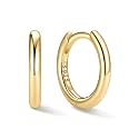 ChicSilver 925 Sterling Silver Hoop Earrings for Women, 8-20MM Small Hoops
