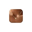 ChicSilver 925 Sterling Silver Initial Necklace for Women Dainty Letter Jewelry Personalized Gift