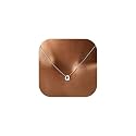 ChicSilver 925 Sterling Silver Initial Necklace for Women Dainty Letter Jewelry Personalized Gift