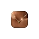 ChicSilver 925 Sterling Silver Initial Necklace for Women Dainty Letter Jewelry Personalized Gift