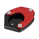 CHIFUN Kickstand Enlarger Pad Side Stand Extension Plate for Versys650 Versys 650 2010-2026 (Red)