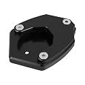 CHIFUN Kickstand Enlarger Pad Side Stand Extension Plate Compatible with Kawasaki Versys650 Versys 650 2010-2026 (Black)