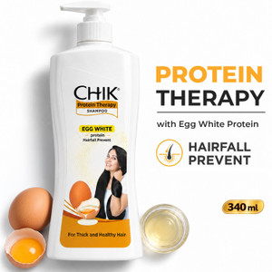 chik protein solutions hair fall prevent shampoo with egg white protein