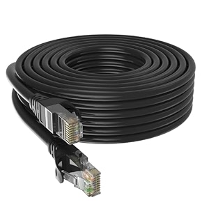cat6 ethernet cable 15 meter black color high speed 550mhz  10 gigabit speed utp lan cable network cable internet cable rj45 cable patch computer cord gigabit category 6 wires for modem