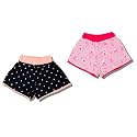 100 Cotton Printed Combo Shorts for Girls