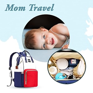 durable nursing-maternity diaper backpack mother baby diaper nappy changing bag travel shoulder bag for mom travel multicolor