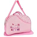 Multi Compartment Mother Baby Diaper Nappy Changing Bag Travel Shoulder/Handbag organizer Maternity Multifunctional Backpack Diaper Foldable Lightweight Nursing Bag (Oval Pink)