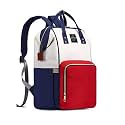 Durable Nursing-Maternity Diaper Backpack Mother Baby Diaper Nappy Changing Bag Travel Shoulder Bag for Mom Travel 10 Littre (Pack of 1_Multi-Color)