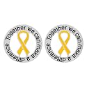 Childhood Cancer Awareness Wholesale Pack/Bulk Pins - Gold Ribbon/Butterfly Pins for Childhood Cancer Awareness - Perfect for Support Groups, Events, Gift-Giving and Fundraising