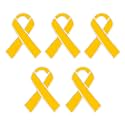 Childhood Cancer Awareness Wholesale Pack/Bulk Pins - Gold Ribbon/Butterfly Pins for Childhood Cancer Awareness - Perfect for Support Groups, Events, Gift-Giving and Fundraising