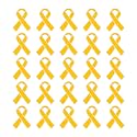 Childhood Cancer Awareness Wholesale Pack/Bulk Pins - Gold Ribbon/Butterfly Pins for Childhood Cancer Awareness - Perfect for Support Groups, Events, Gift-Giving and Fundraising