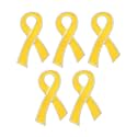 Childhood Cancer Awareness Wholesale Pack/Bulk Pins - Gold Ribbon/Butterfly Pins for Childhood Cancer Awareness - Perfect for Support Groups, Events, Gift-Giving and Fundraising