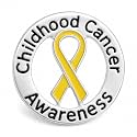 Childhood Cancer Awareness Wholesale Pack/Bulk Pins - Gold Ribbon/Butterfly Pins for Childhood Cancer Awareness - Perfect for Support Groups, Events, Gift-Giving and Fundraising