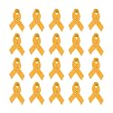 Childhood Cancer Awareness Wholesale Pack/Bulk Pins - Gold Ribbon/Butterfly Pins for Childhood Cancer Awareness - Perfect for Support Groups, Events, Gift-Giving and Fundraising