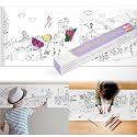 Children's Drawing Roll，Coloring Paper Roll for Kids Gift,120 * 11.8 Inches DIY Painting Drawing Paper Roll, Sticky Drawing Paper Roll, Early Educational Toys for Kids (Park)