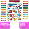 Children's educational board book collection : My First Giant Board Book (English-Hindi) Learning book for preschoolers, Educational picture books for toddlers With 31 Topics