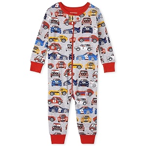 the children39s place 2 pack baby and toddler boy snug fit cotton zip-front one piece pajama