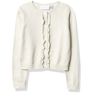 The Childrens Place Baby Girls Ruffle Cardigan