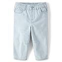 The Children's Place Baby Girls' and Toddler Barrel Leg Jeans