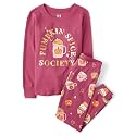 The Children's Place Baby and Kids' Sibling Matching Halloween and Holiday Pajama Sets, Cotton