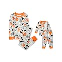 The Children's Place Baby and Kids' Sibling Matching Halloween and Holiday Pajama Sets, Cotton